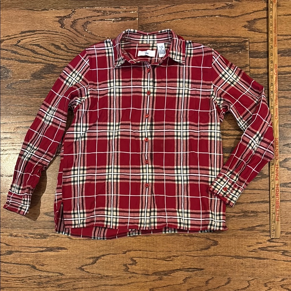 Red Plaid  Shirt by Ms. Lee